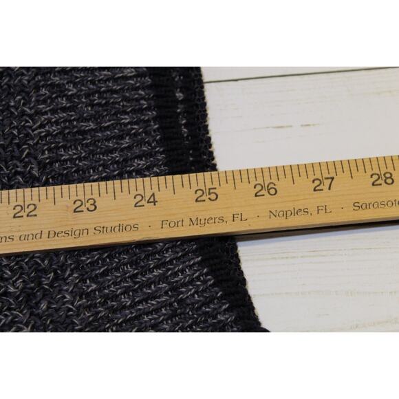 The Great Plains Men's L Blue White 1/4 Zip LS Sweater Cotton Preppy Classic - Picture 11 of 13